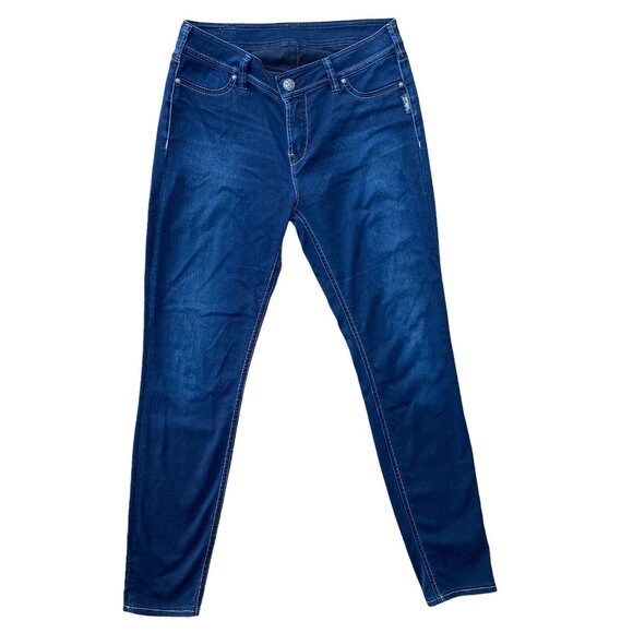 Silver Jeans Suki Jegging Womens 30x31 Dark Wash Mid Rise Stretch - Picture 2 of 6